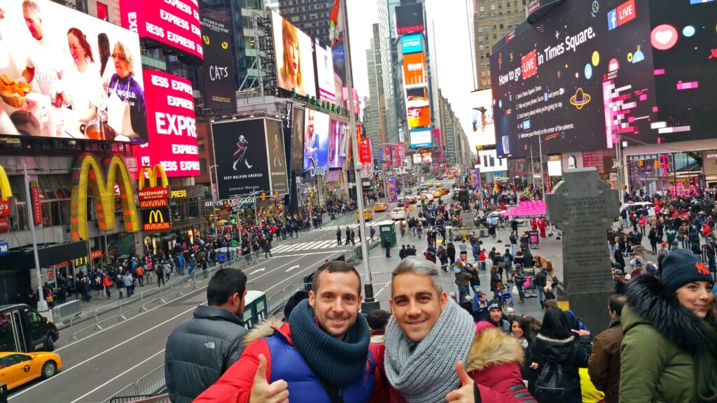 Time Square. Seguro de viaje para Nueva York