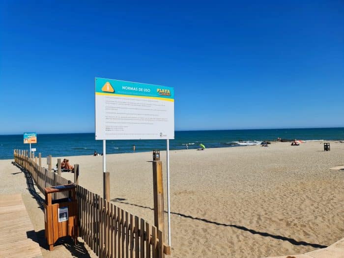 Playa para perros de Fuengirola
