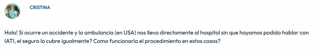 Duda sobre los seguros de viaje para mayores