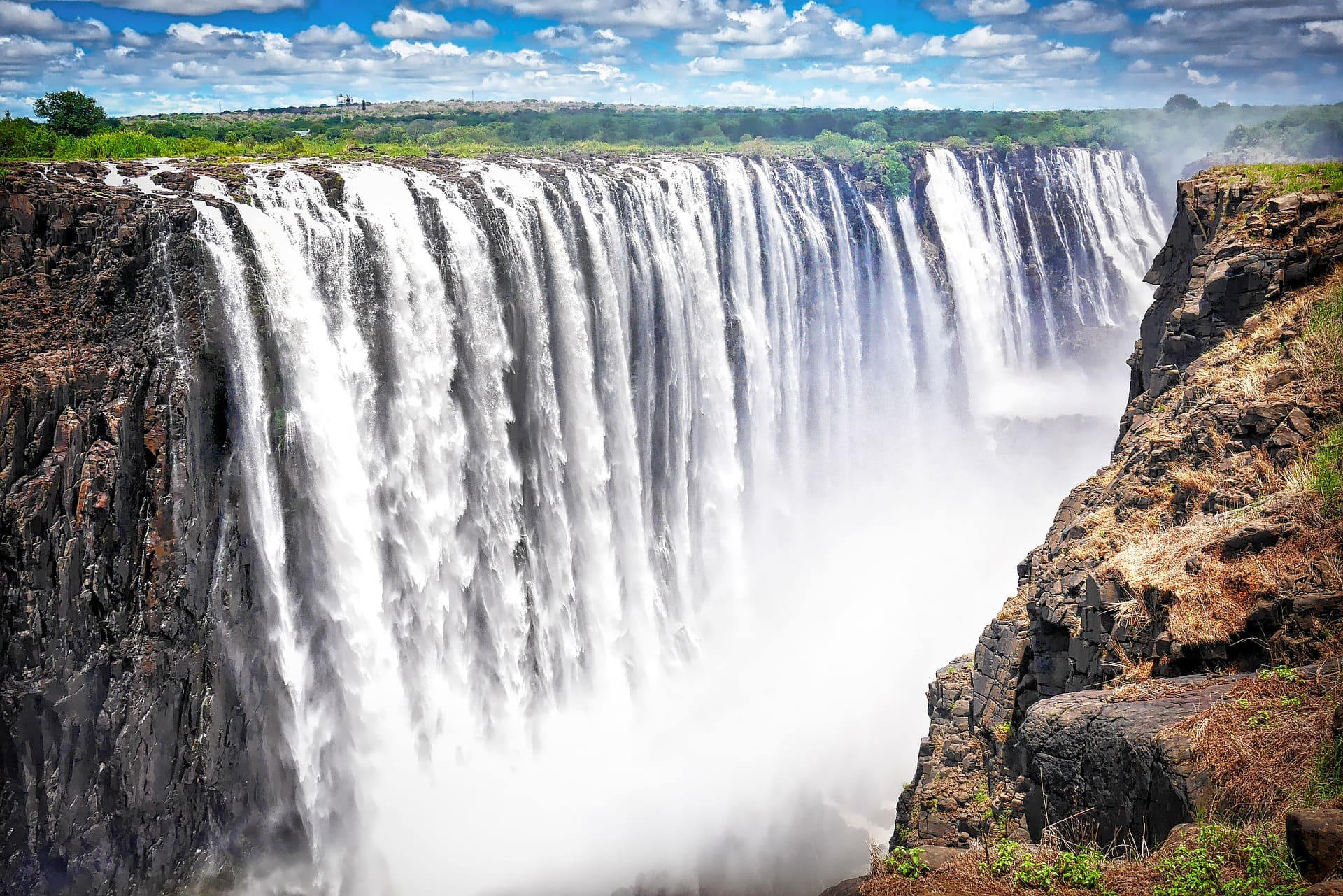 Cataratas Victoria. Mejores seguros de viaje a Zimbabue