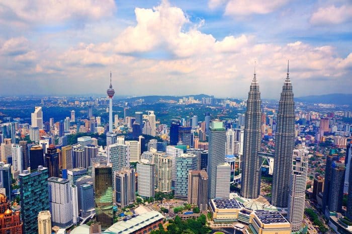 Skyline de Kuala Lumpur. Donde alojarse en Kuala Lumpur