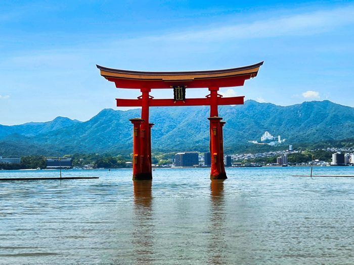 Gran Torii del Santuario de Itsukusima. Qué ver en Miyajima