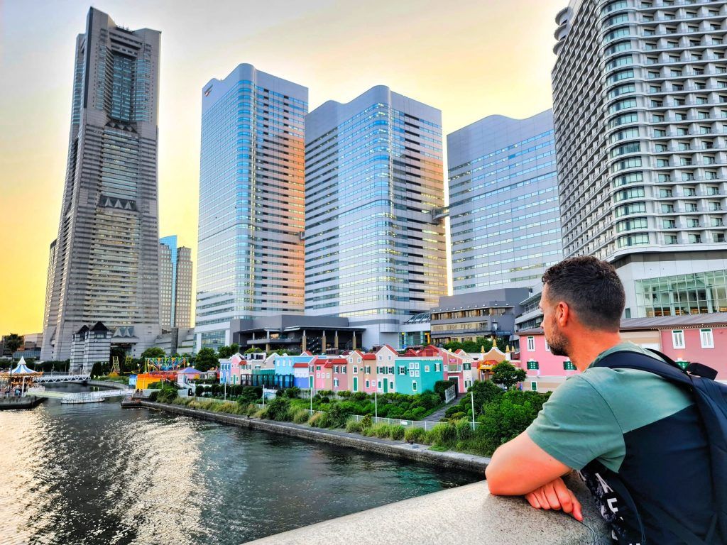 Vistas desde Kokusai Bridge. Qué ver en Yokohama