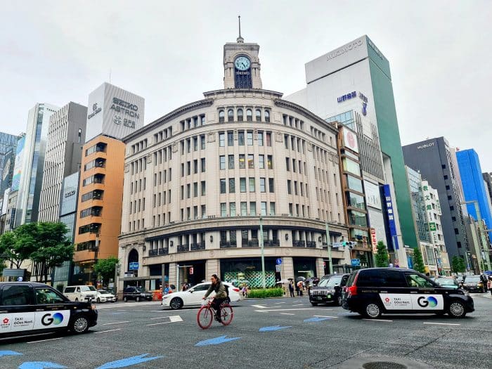 Ginza, la zona más exclusiva donde dormir en Tokio