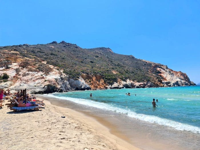 Pathiena. Playas más bonitas de Milos