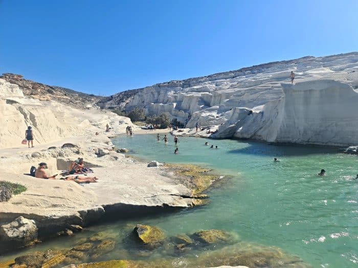 Sarakiniko. Mejores playas de Milos