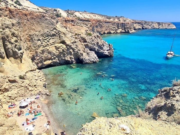 Tsigrado. Mejores playas de Milos