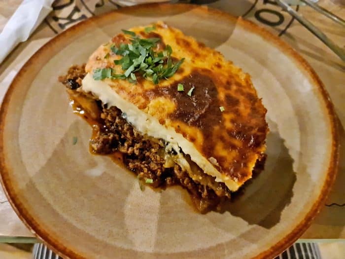 Moussaka. Dónde comer en Naxos Moussaka. Dónde comer en Naxos