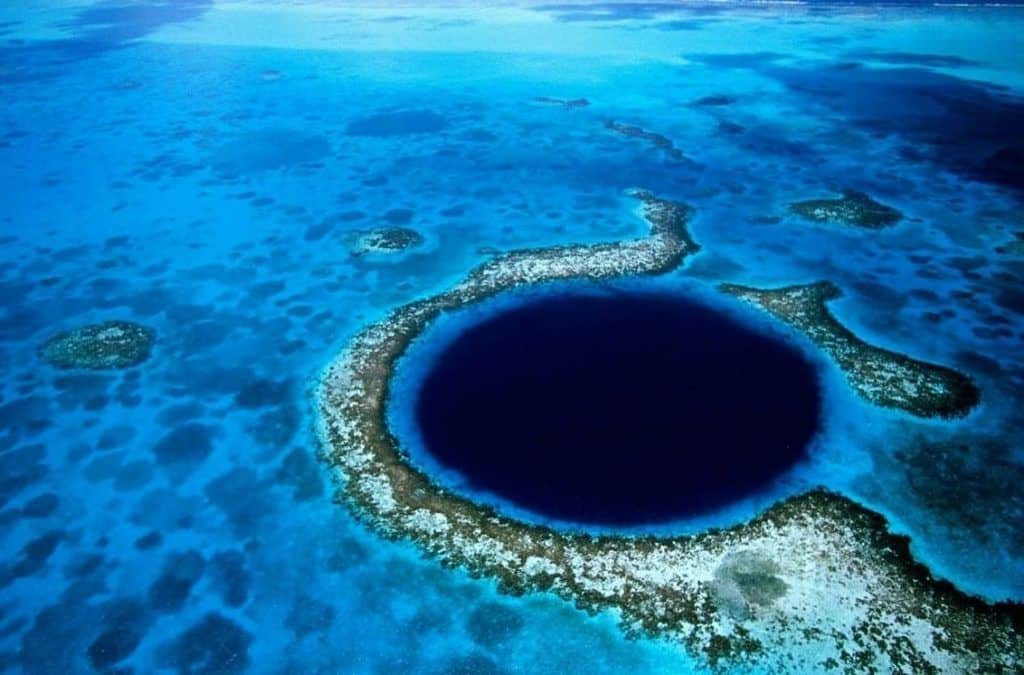 Blue Hole. Seguro de viaje Belice