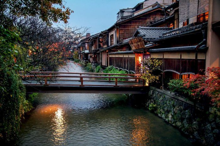 Kioto. Ciudades bonitas del mundo.