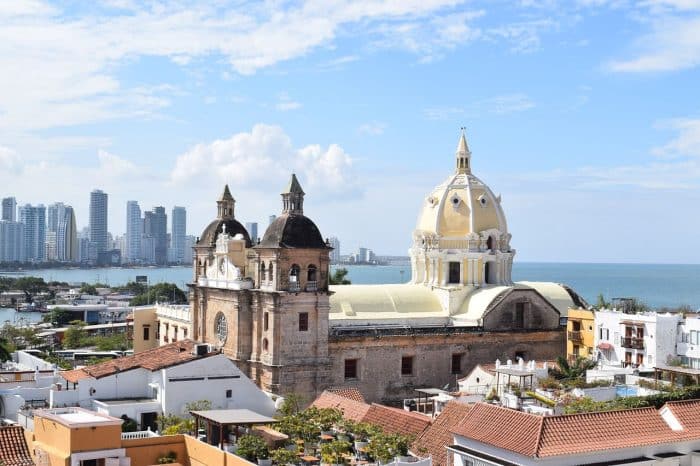 Panorámica de Cartagena de Indias. Panorámica de Cartagena de Indias.