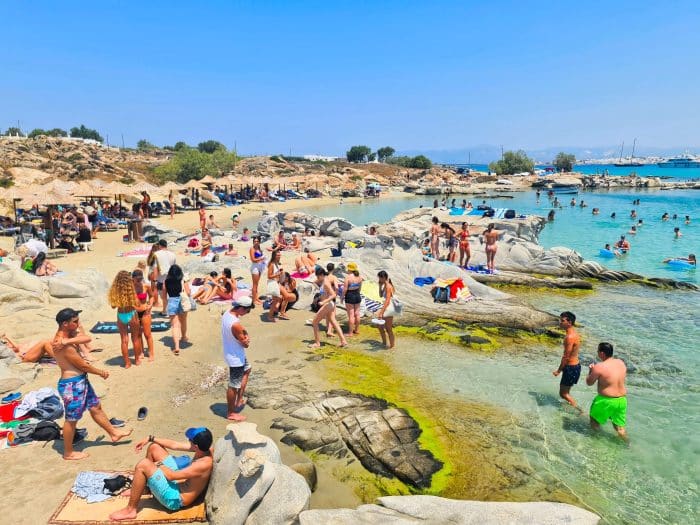 Playa de Kolymbithres. Mejores playas de Paros