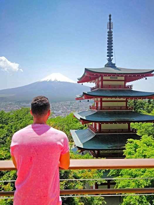 Pagoda Chureito, Región de los 5 Lagos. Desde donde ver el Monte Fuji Pagoda Chureito, Región de los 5 Lagos. Desde donde ver el Monte Fuji