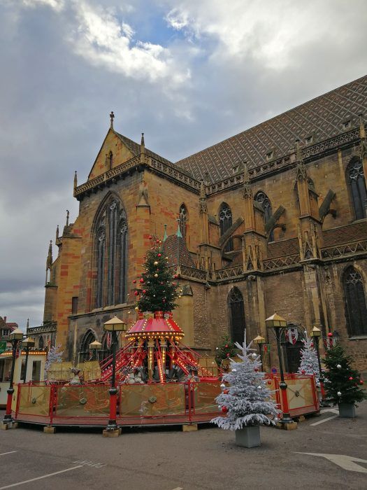 Place de la Cathédrale, el mejor mercado navideño de Colmar para comer