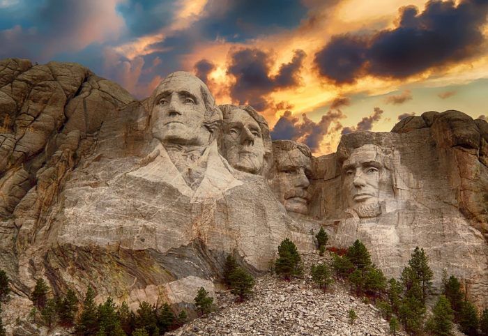 Mount Rushmore, Monumentos importantes que ver en estados Unidos.