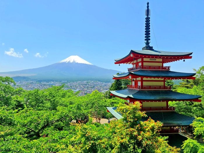 Cómo llegar a la Pagoda Chureito en Japón