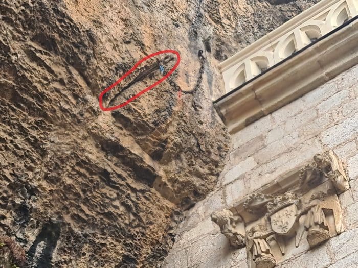 Espada Durandal. Qué ver en Rocamadour