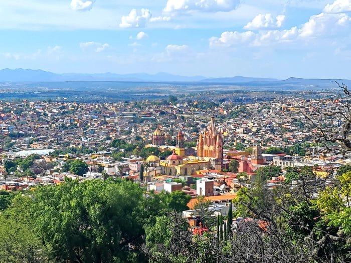 Vistas desde el mirador de San Miguel de Allende