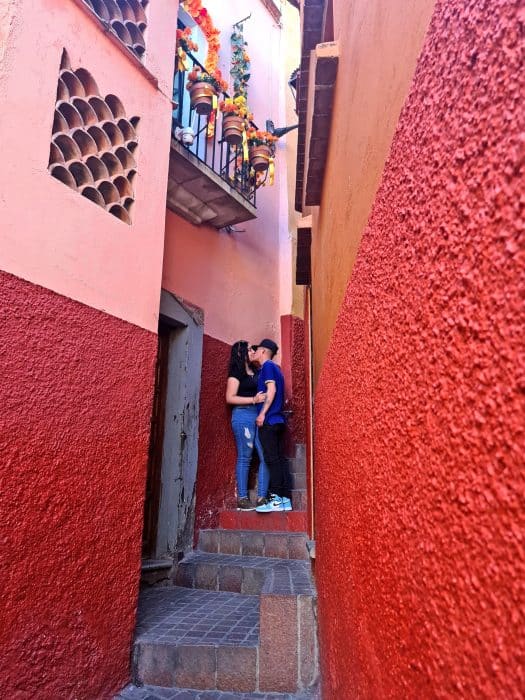 Callejón del beso. Qué ver en Guanajuato