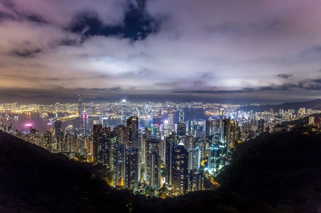 Skyline. Mejores seguros de viaje a Hong Kong