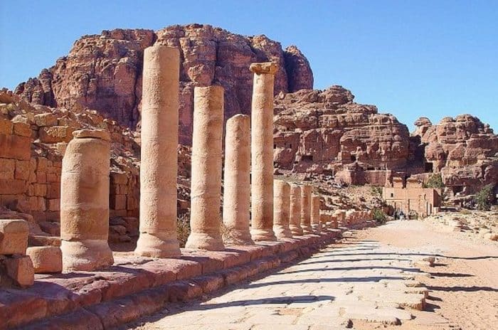 Complejo arquitectónico de Petra. Donde dormir en Petra Complejo arquitectónico de Petra. Donde dormir en Petra