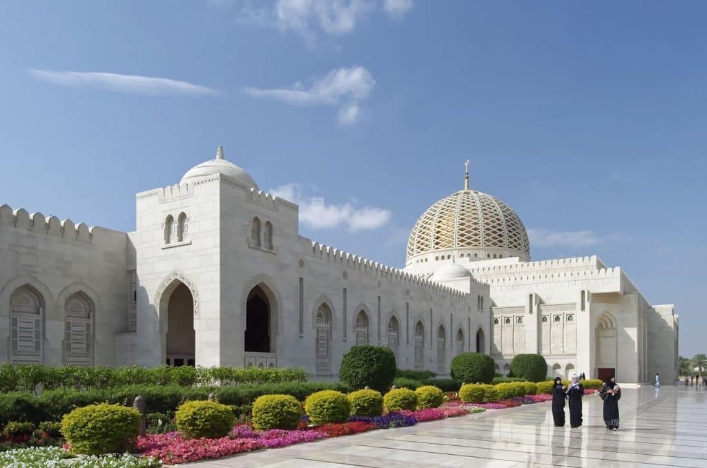 Gran Mezquita del Sultán Qaboos. Mejores seguros de viaje a Omán