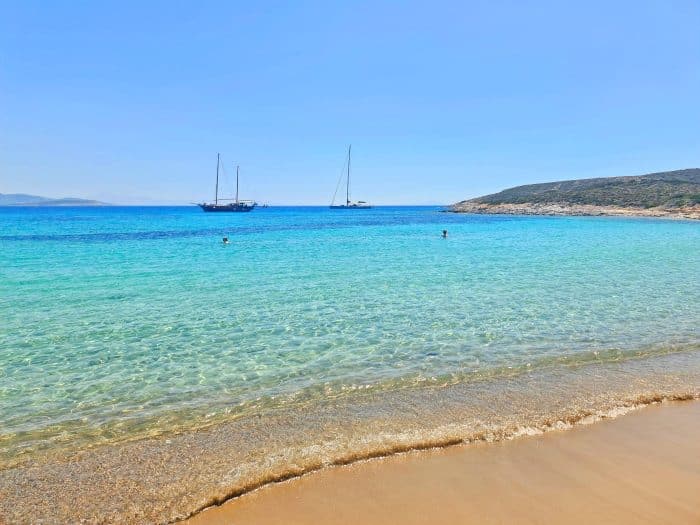 Paralia Sostis. Mejores playas de Antiparos