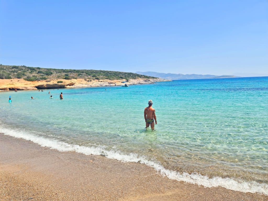 Paralia Sostis. Mejores playas de Antiparos