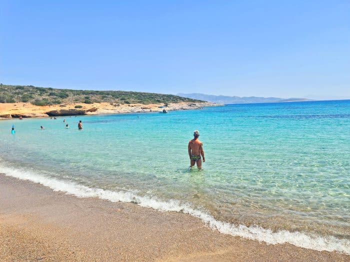 Paralia Sostis. Mejores playas de Antiparos