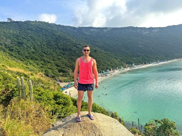 Trilha Praia do Forno. Que hacer en Arraial do Cabo