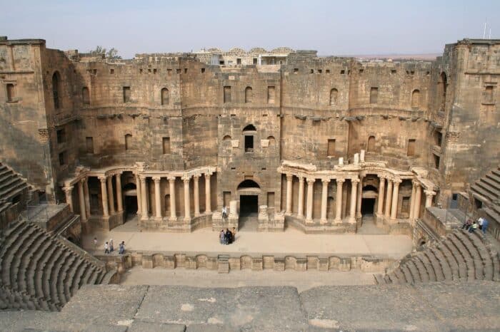 Teatro Romano de Bosra. Seguros de viaje a Siria Teatro Romano de Bosra. Seguros de viaje a Siria