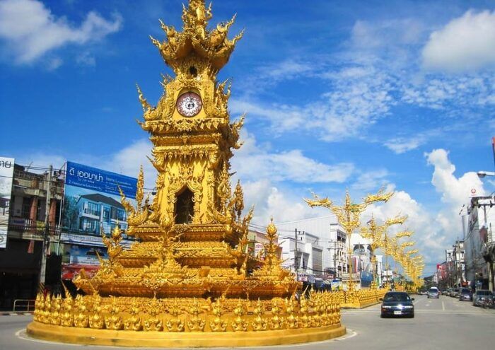 Torre del Reloj. Dónde dormir en Chiang Rai.