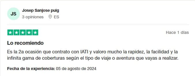 Opinión seguros IATI Trustpilot Opinión seguros IATI Trustpilot