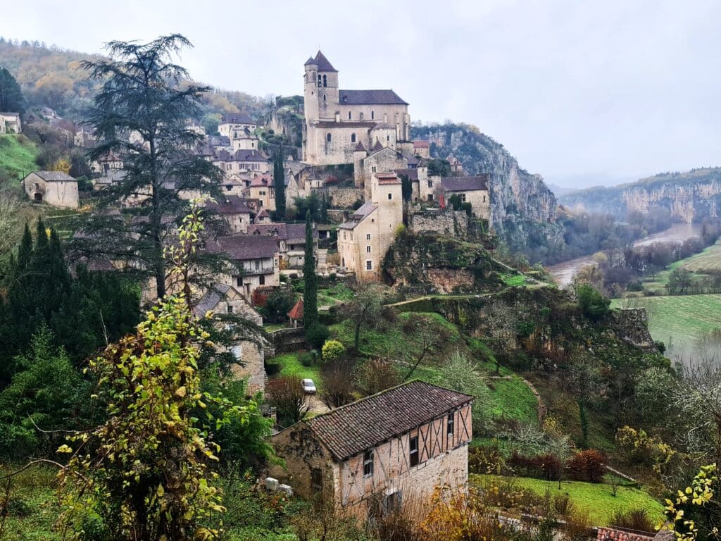 Saint Cirq Lapopie. Ruta por Francia