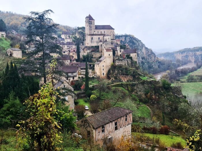 Saint Cirq Lapopie. Ruta por Francia