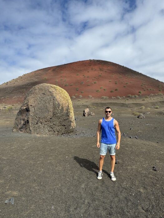 Montaña Colorada. Qué ver en Lanzarote