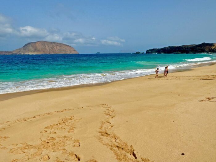Playa de las Conchas. Qué ver en La Graciosa