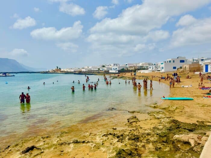 Playa de La Laja, Caleta de Sebo, La Graciosa