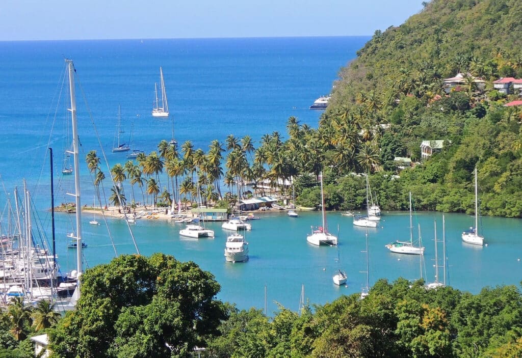Bahía. Mejores seguros de viaje para Santa Lucía