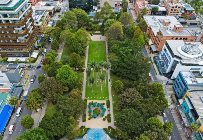 Parque 93. Dónde dormir en Bogotá