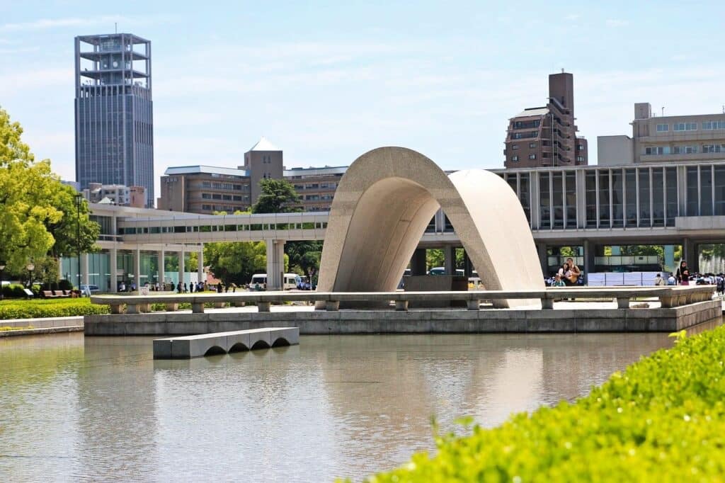 Paisaje Hiroshima. Dónde alojarse en Hiroshima