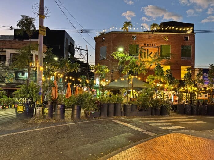 Zona del Parque Lleras. Dónde dormir en Medellín
