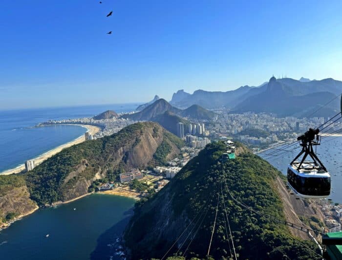 Vistas desde el Pan de Azúcar. Excursiones en Río de Janeiro
