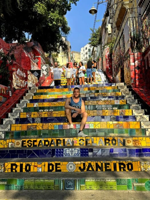 Escaleras Selarón. Tour por la ciudad de Río de Janeiro
