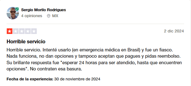 Opiniones seguros de viaje AXA negativas Opiniones seguros de viaje AXA negativas
