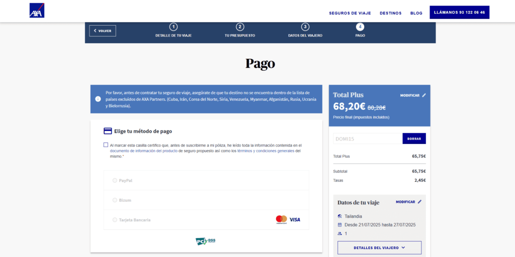Descuento seguros de viaje AXA. Mayores descuentos seguros de viaje Descuento seguros de viaje AXA. Mayores descuentos seguros de viaje