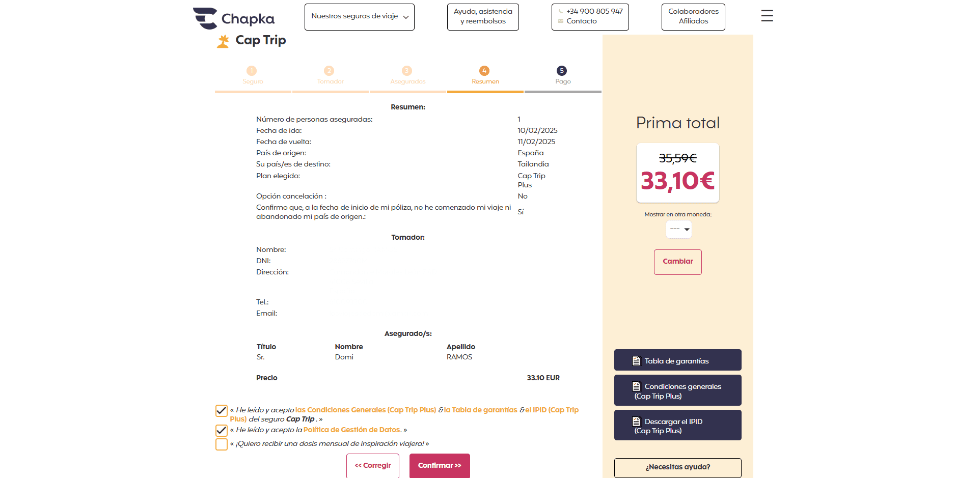 Descuento seguros de viaje Chapka. Mayores descuentos seguros de viaje
