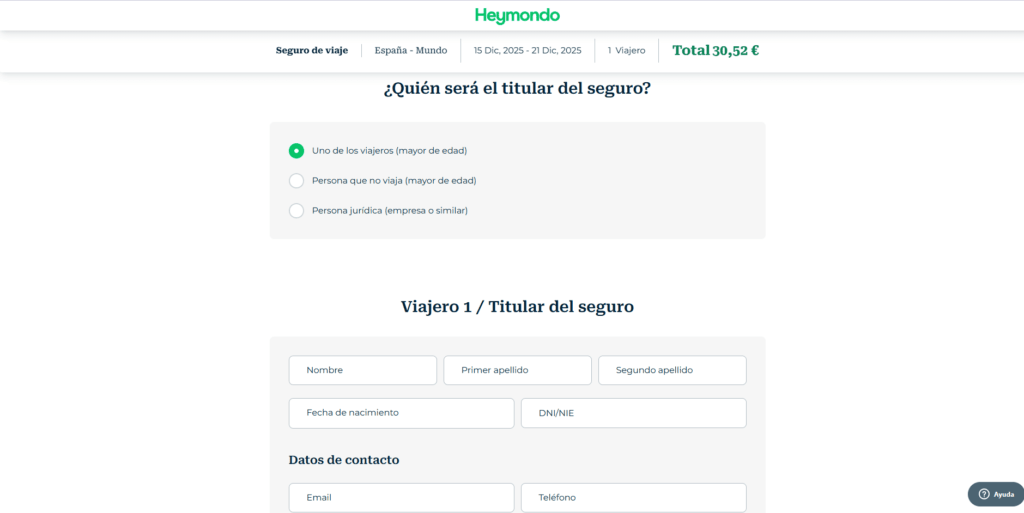 Descuento Heymondo seguros. Mayores descuentos seguros de viaje Descuento Heymondo seguros. Mayores descuentos seguros de viaje