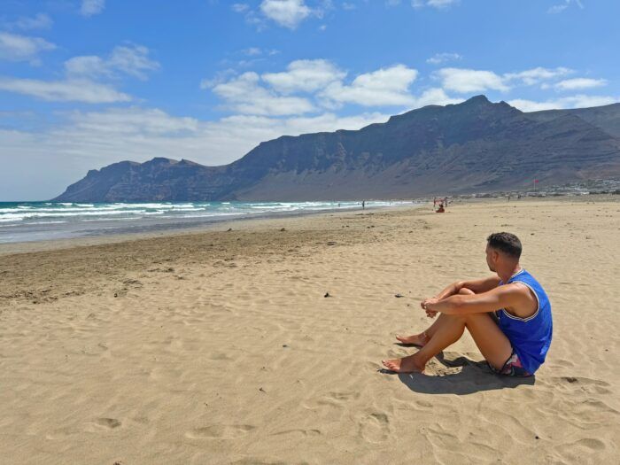 Playa de Famara. Mejores playas de Lanzarote
