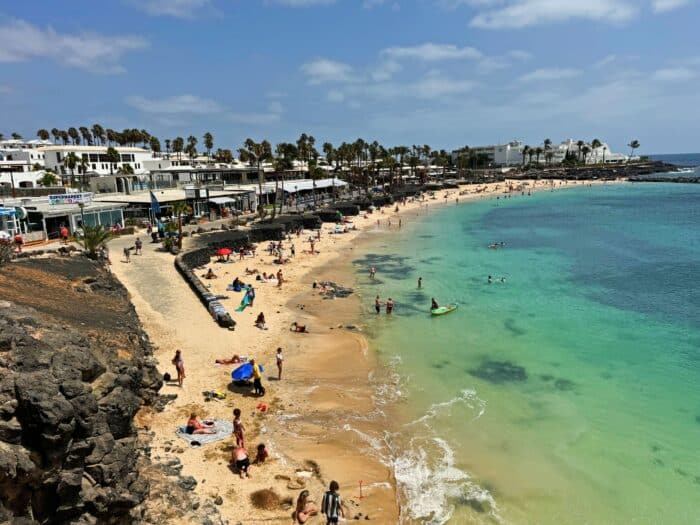 Playa Flamingo. Playas de Lanzarote